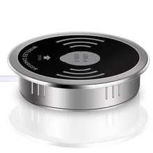 QI Pad встроенный выход стабильное беспроводное зарядное устройство Быстрая зарядка Настольный мощный аксессуар Универсальный водонепроницаемый Быстрый для samsung