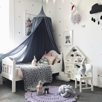 

Baby crib mosquito netting Cotton Multiple materials for mosquito net for baby crib Bed Canopy Room decoration