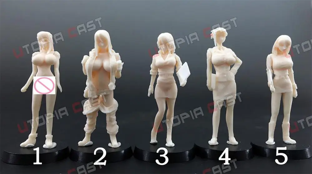 Сексуальная аниме женская фигура 1/35 масштаб мех драйвер миниатюрный статическое