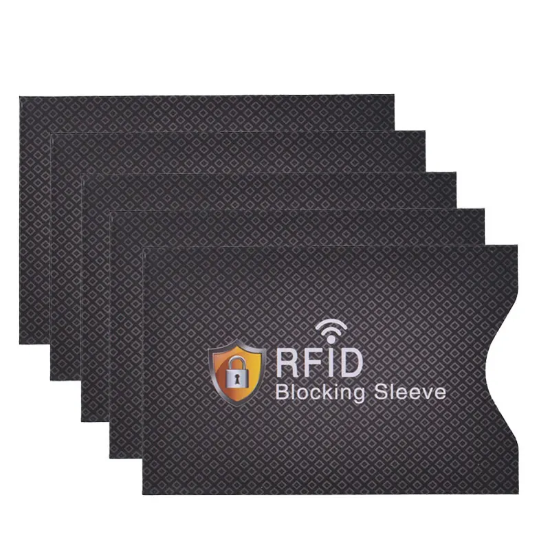 Защитный чехол для банковских карт с rfid блокировкой NFC мужчин и женщин|Держатели