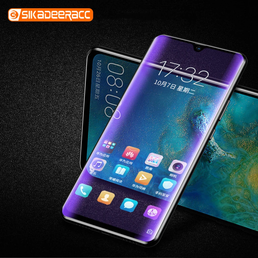 Гидрогелевое защитное стекло 10D для Huawei P30 Mate 20 X Honor Nova 5 Pro Мягкая изогнутая 3d