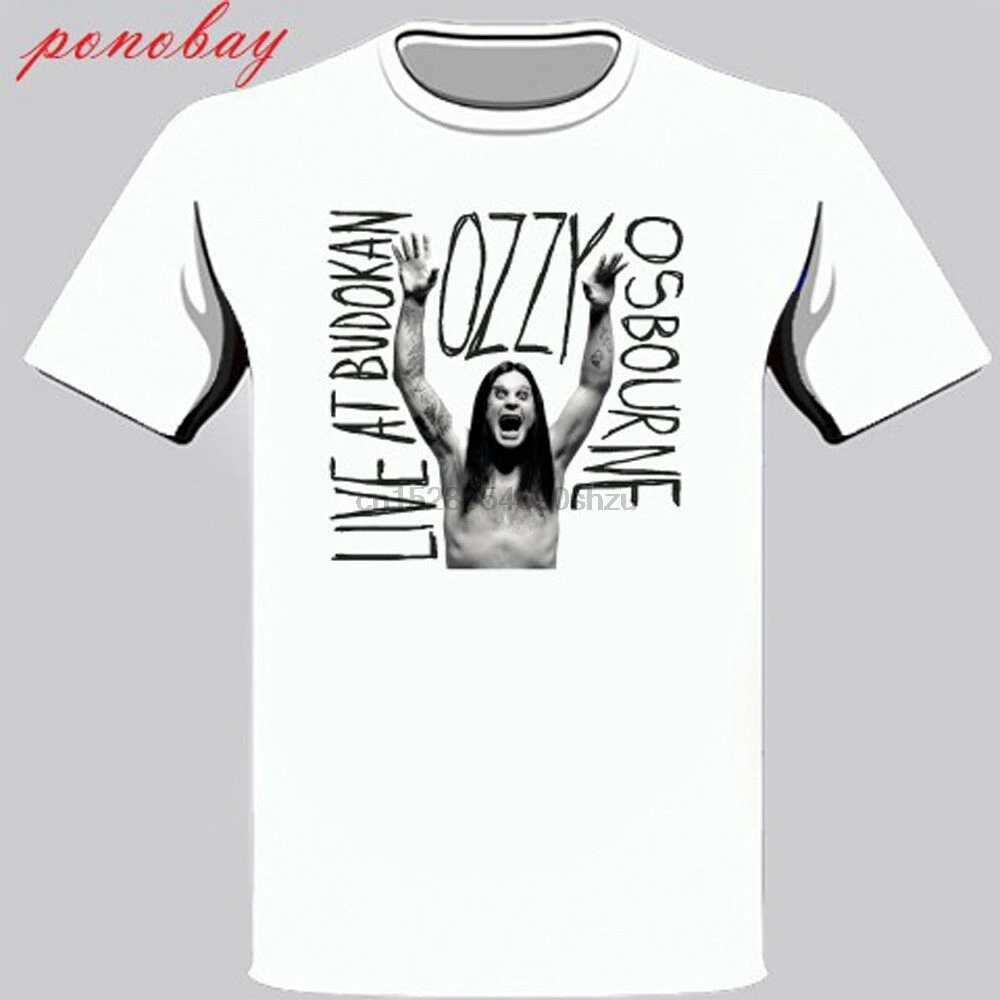 Ozzy osborn Live At Budokan английская певица мужская белая футболка Размер S-3XL | Мужская