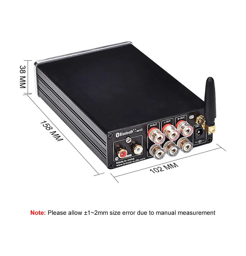 BRZHIFI TPA5613 Bluetooth 5,0 HIFI цифровой сабвуфер высокой мощности усилитель 75 Вт* 2+ 150 Вт 2,1 аудио усилители для домашнего звукового театра