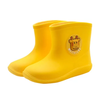

Baby rainshoes with velvet and slip-proof rainboots lovely water shoes are universal all the year round