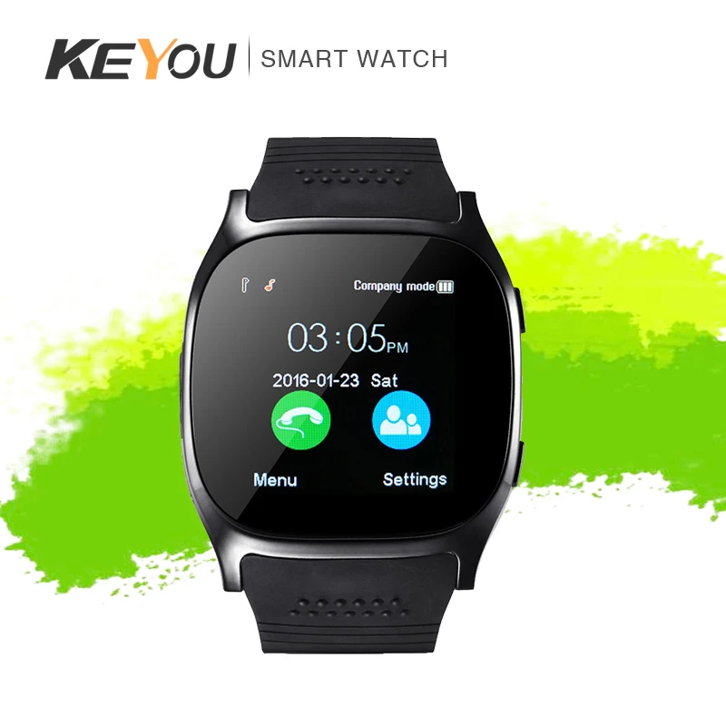Мужские и женские Смарт часы с поддержкой SIM карты TF камеры Bluetooth для телефона