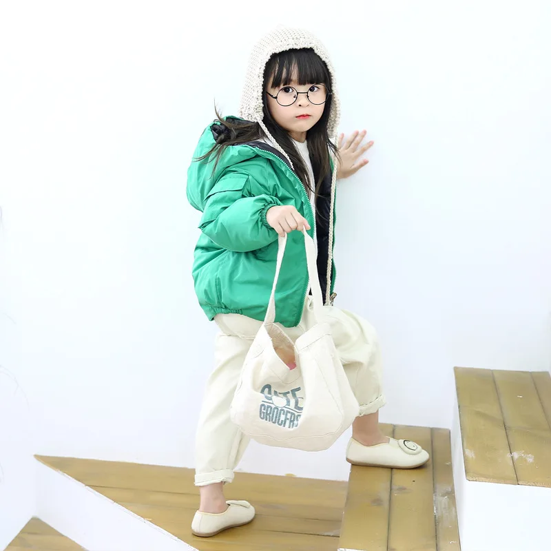 Autumn Winter Jacket Coat Kids Baby Girls Boy Clothes Warm Thickening Hooded Children Down Jackets Outwear Fashion Snowsuit