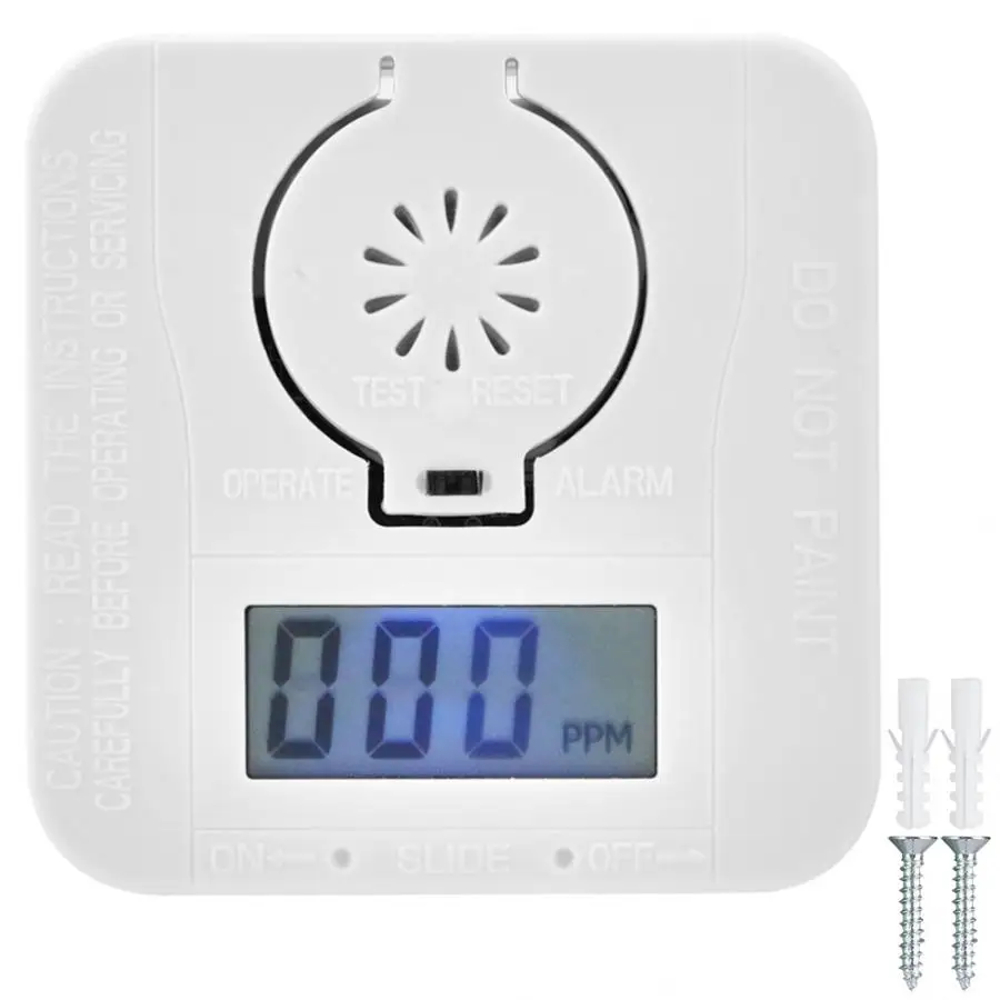 

CO Carbon Monoxide Detector Poison Gas Sensor Home Security Alarm Detector