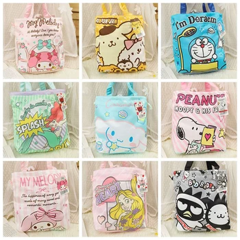 

Cartoon HelloKitty Melody Cinnamoroll PomPomPurin BADTZ-MARU Children Lunch Bag Bento bag Shopping Bag Women Eco Tote Handbag