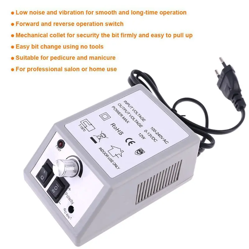  PROFESSIONAL ELECTRIC NAIL FILE DRILL Manicure Tool Pedicure Machine Set kit