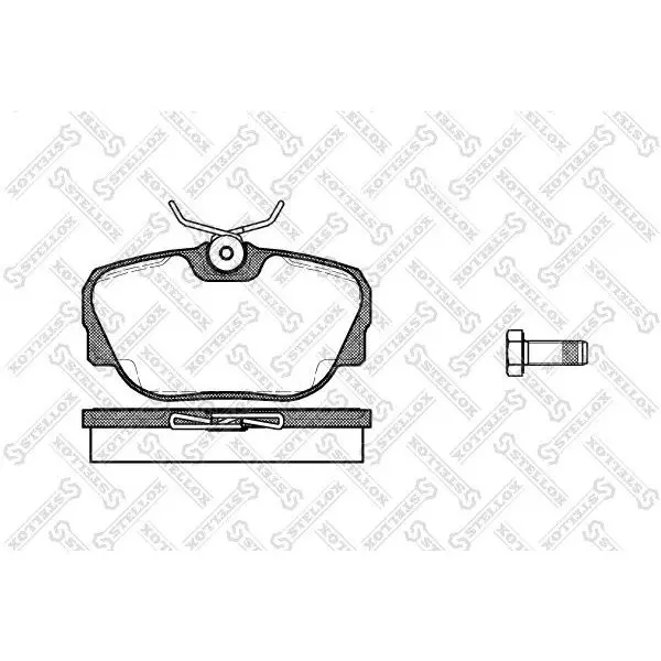 Колодки дисковые п. BMW E30 1.6i-2.5i/2.4D/TD 83-94 STELLOX 307 | Автомобили и мотоциклы