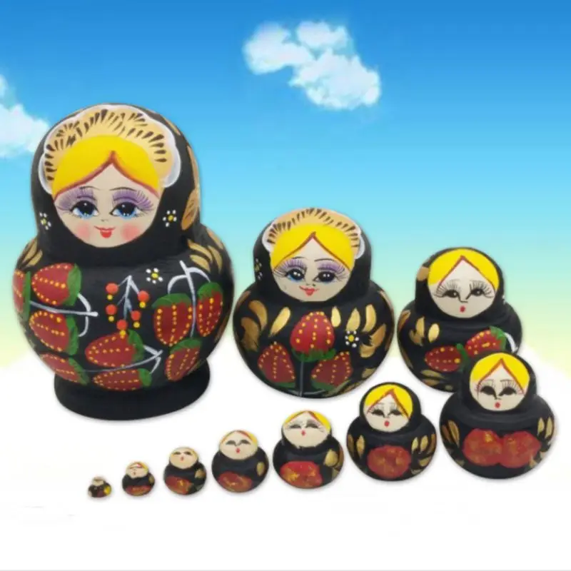 Новое поступление, русские Matryoshka матрешки, игрушки для рукоделия, подарок на день рождения, русская традиционная особенность, Этнические куклы