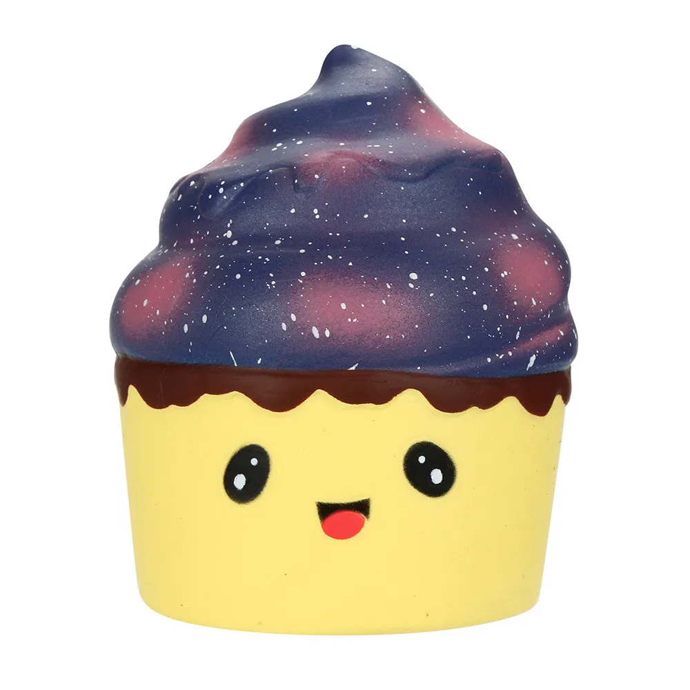 12 см мягкий Poo Galaxy Cake снимающий Anxiet Squeeze медленно поднимающийся Веселый ребенок игрушка подарок детям Веселая игра игрушка для маленьких мальчиков и девочек
