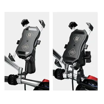 

Elevated Version Waterproof 12V Motorcycle QC3.0 USB 15W Qi Wireless Charger Mount Holder Stand for Cellphone Mobile GPS