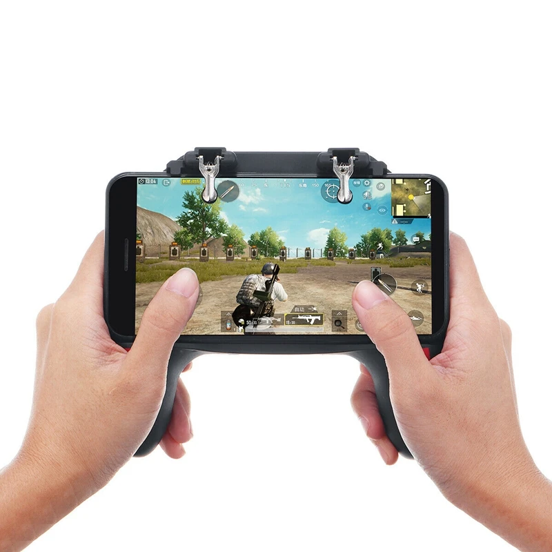  H10 Cell Phone Gamepad Fire Pubg Trigger Game Pad for PUBG Mobile Controller Cooler Fan with Power 