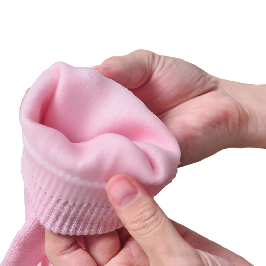 Anti-Slip Moisturizing Treatment SPA Gel Socks and Gloves Set Hands Foot Cracked Skin Care 
