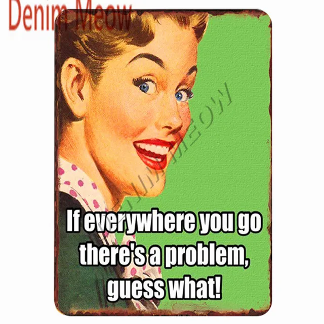 Vintage Ladys Metal Plate Kitchen Sexy Girl Farmhouse Home Decor Cooking Coffee Retro Tin Sign Beer Time Wall Art Stickers Wy135 Plaques Signs Aliexpress