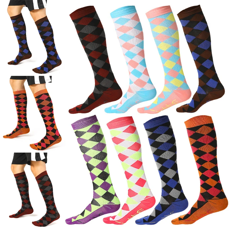 Antifatigue Compression Stockings Unisex Varicose Veins Leg Relief Pain Knee High Socks Leg