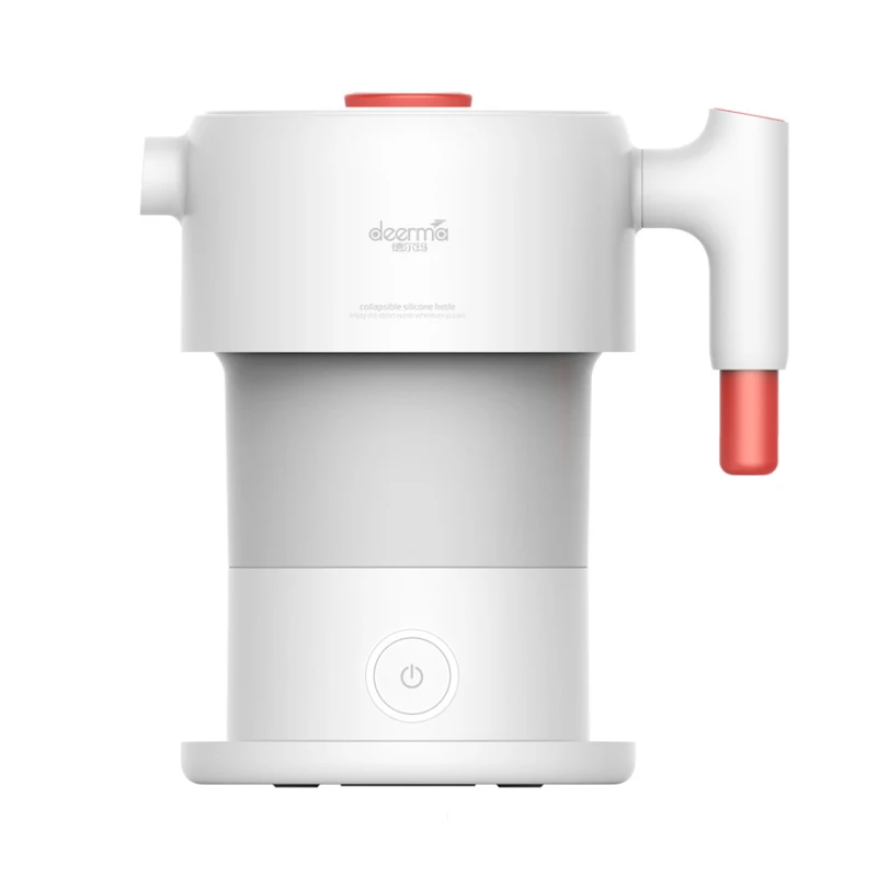Standard Version Xiaomi Deerma складной портативный Электрический чайник для воды 0.6л ручной Электрический колба для воды горшок автоматическая защита от отключения питания чайник - Цвет: Standard Version