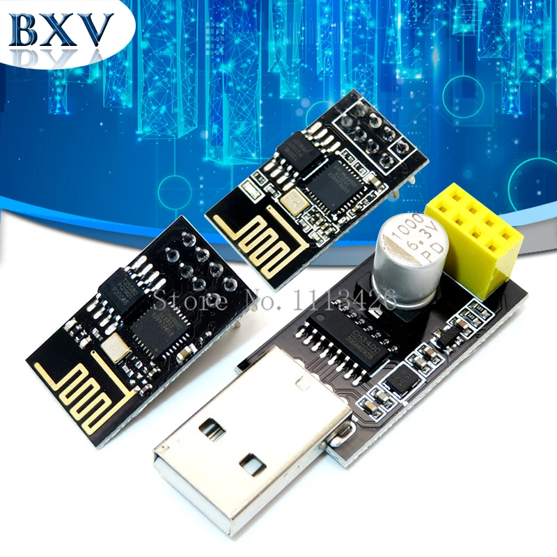 ESP01 программатор адаптер UART GPIO0 ESP-01 ESP8266 CH340G USB к Серийный беспроводной Wi-Fi Developent