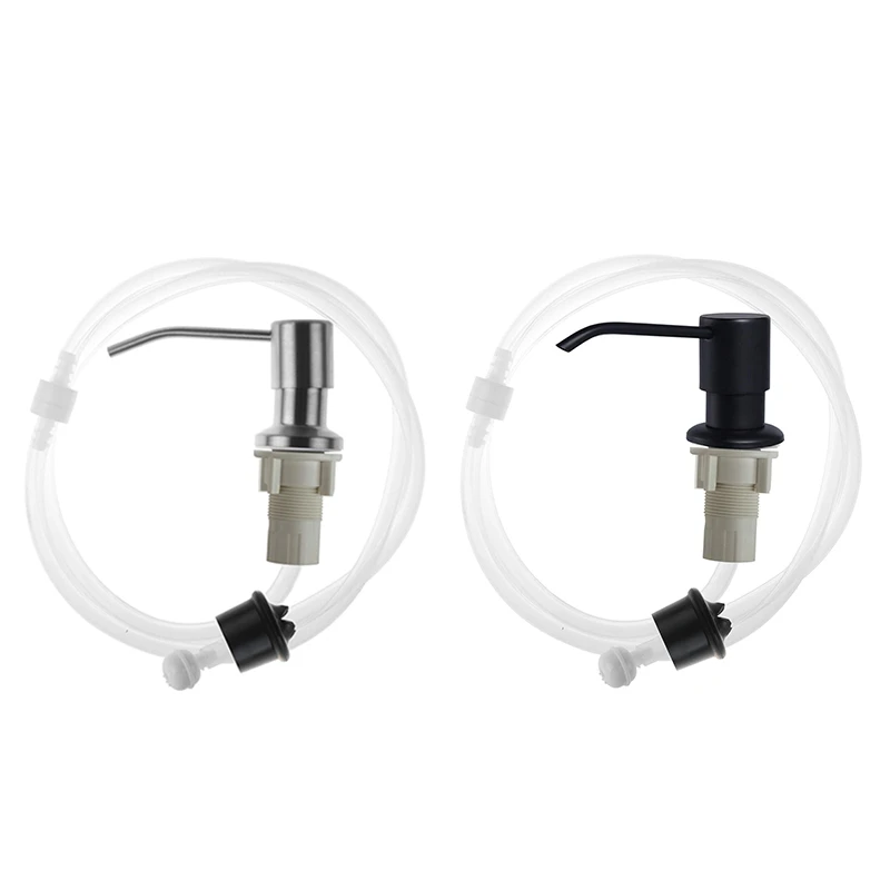 

WIVARRA Diy Soap Dispenser Pump & 47Inch Extension Tube No-Spill Kit for Home Kitchen Bathroom Sink of 25-38mm Mounting Holes