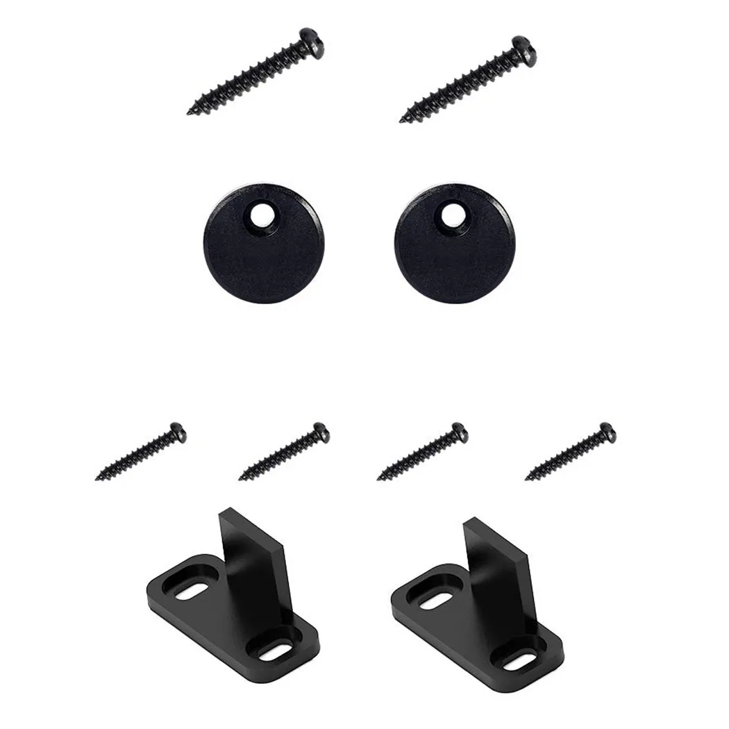 Cabinet Sliding Door Barn Track Hardware Wood Barn Door Rail Carbon Steel System Slide Roller End Caps Floor Guide Kit