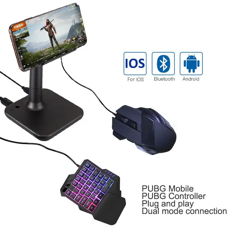 Телефон планшет волшебный трон клавиатура переходник для мыши PUBG кляп для интимных игр и игры мышь конвертер клавиатуры