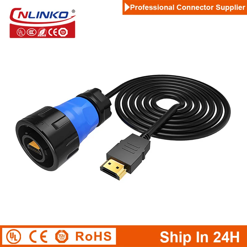 Cnlinko YM24 PBT öƽ M24 HDMI2.0 ȣȯ 1M ̺ ̾  Ŀ ÷     