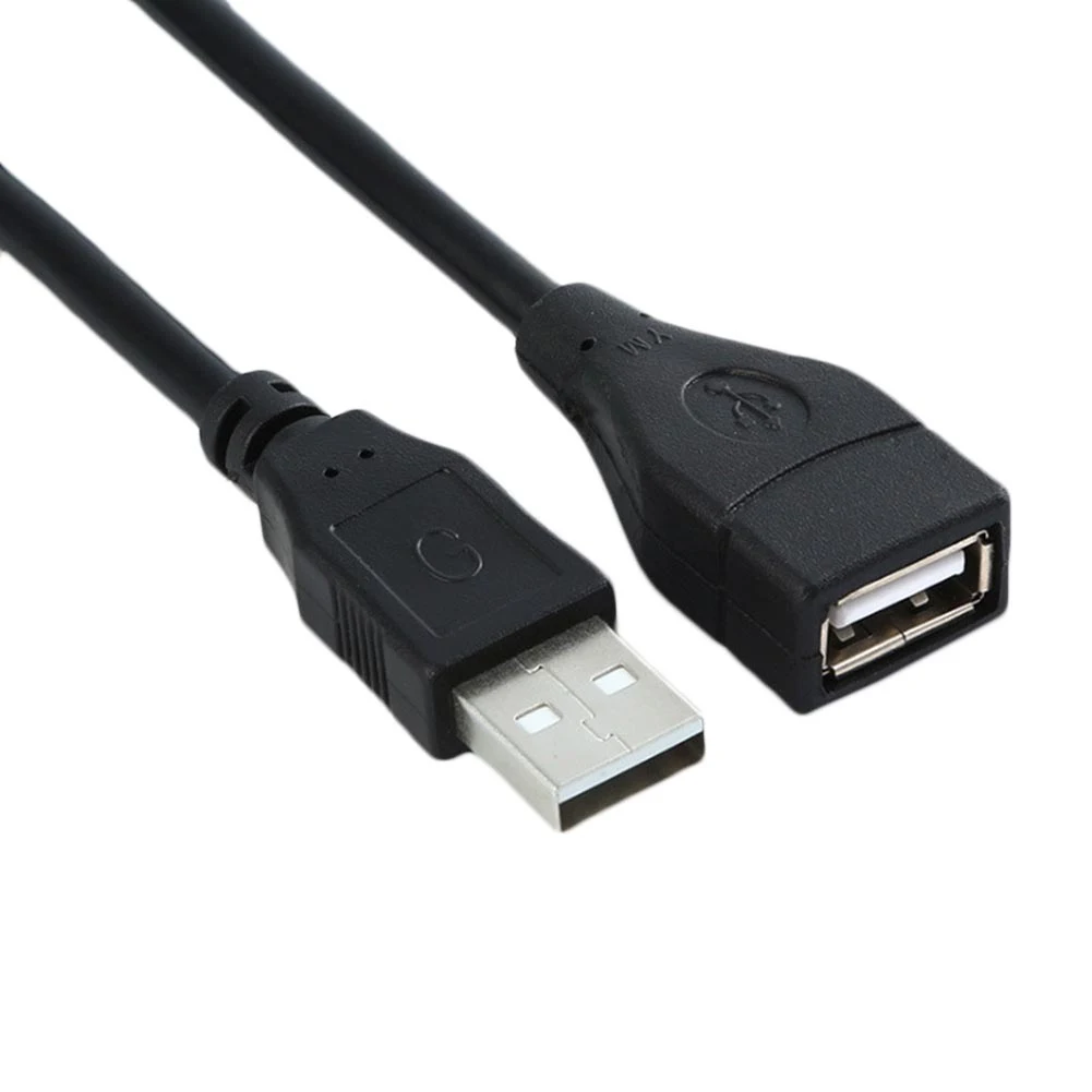 Удлинитель USB 2,0 A к женскому кабелю кабель синхронизации данных Кабель Удлинительный провод 1,5 M/4.9FT