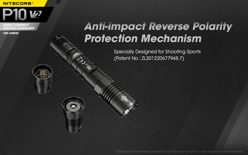 NITECORE P10 V2 LED Tactical Flashlight (13)