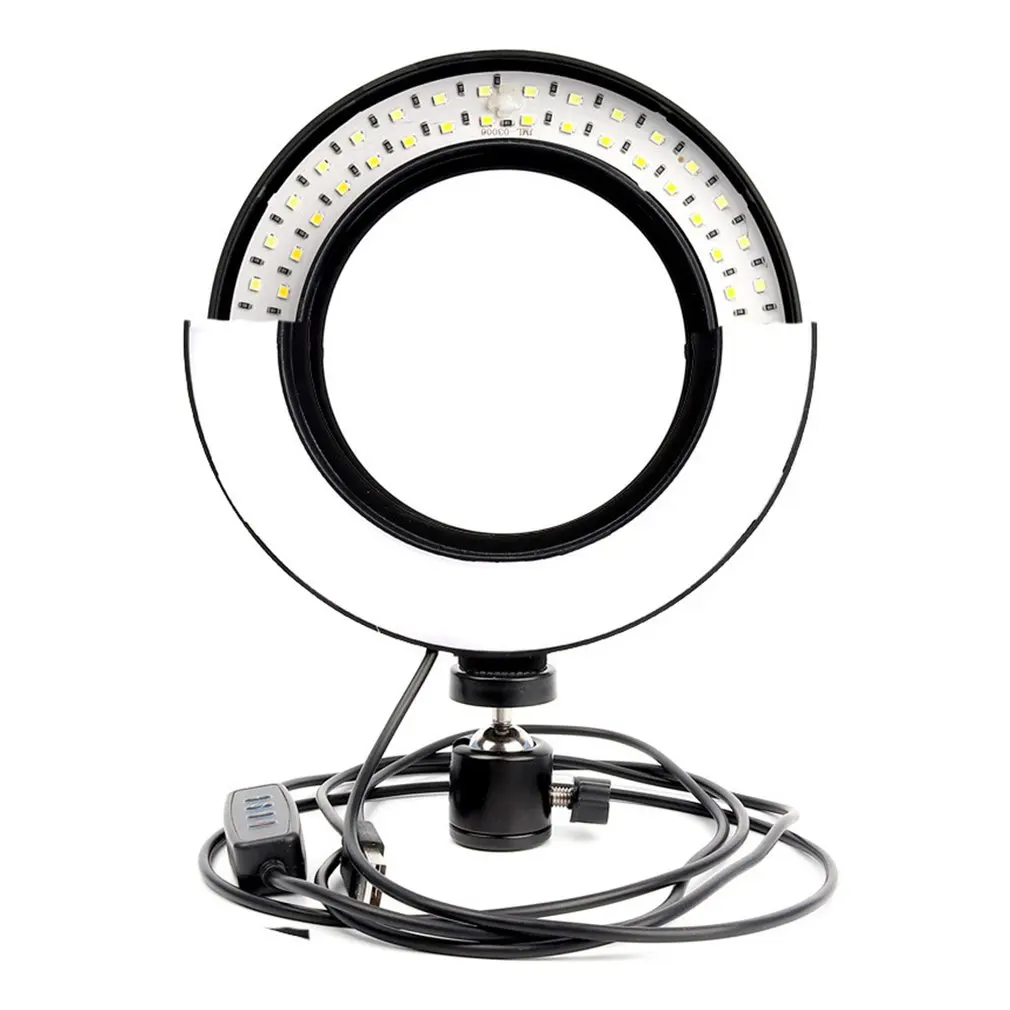 

Live Dimmable Desktop Multifunctional Ring Light 3 Color Led Mobile Phone Beauty Facial Selfie Photography Fill Light
