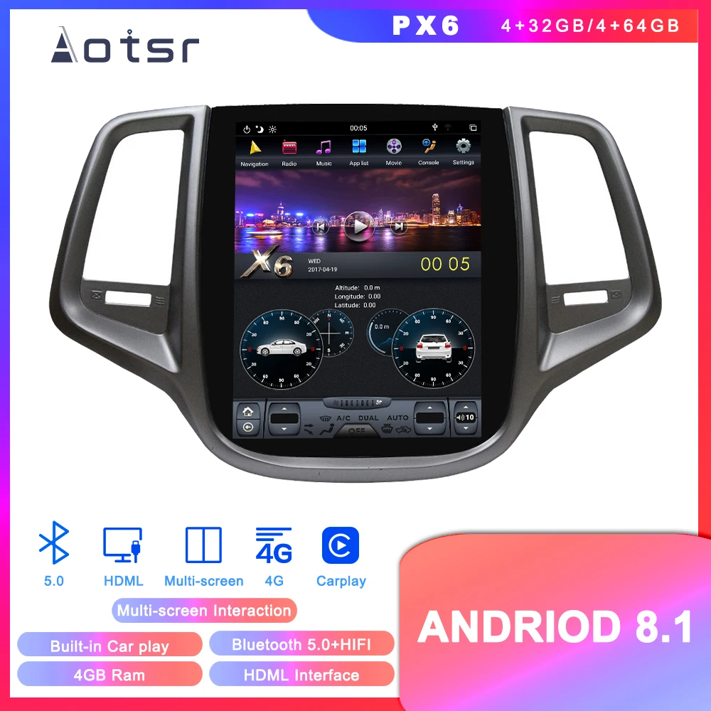 Android 8.1 Tesla Styel Car DVD Player GPS Navigation For Changan EADO 2012 2013 2014 Auto Stereo Radio Multimedia Player Unit