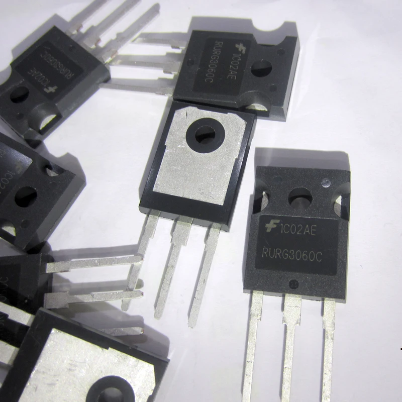 

10PCS/lot RURG3060CC or RURG3060C or RHRG3060C or RURG3060 3060 or K3060G3 TO247 30A600V Fast Recovery Rectifier Diode