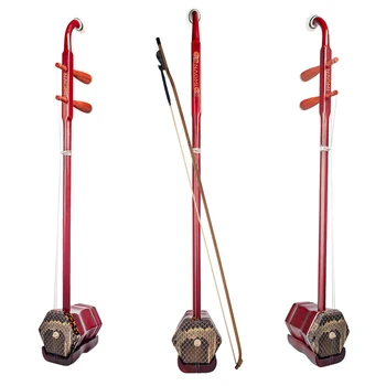 

Wooden Erhu Chinese Traditional Erhu Exclusive Engraved Code Urheen Musical Stringed Instruments Erhuc + Erhu box