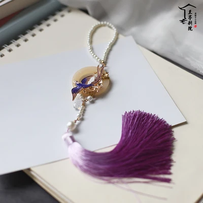 purple haning 1pc 12 видов конструкций Si Zhui китайский день Святого Валентина специальная серия тематические аксессуары для волос ручной работы двойные праздничные волосы ювелирные изделия - Цвет: purple haning 1pc
