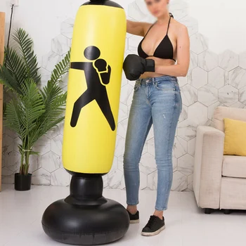 

Kids Adult Boxing Martial Arts Punching Bag Tumbler Sparring Sandbag Training