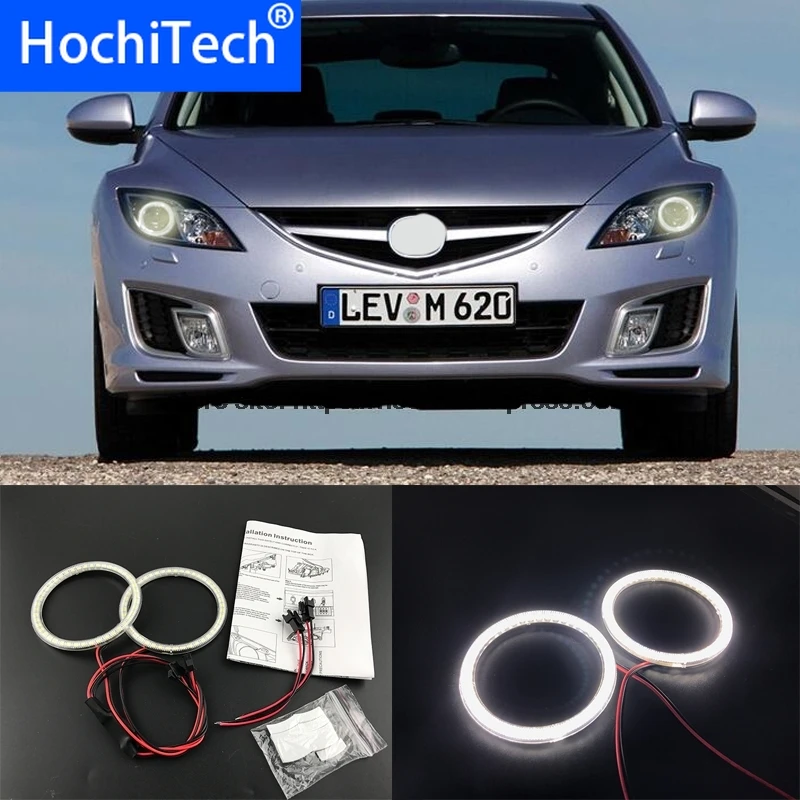 HochiTech ультра яркие красные/зеленые/Белый светодиодный глаза ангела 2000LM 12 В halo