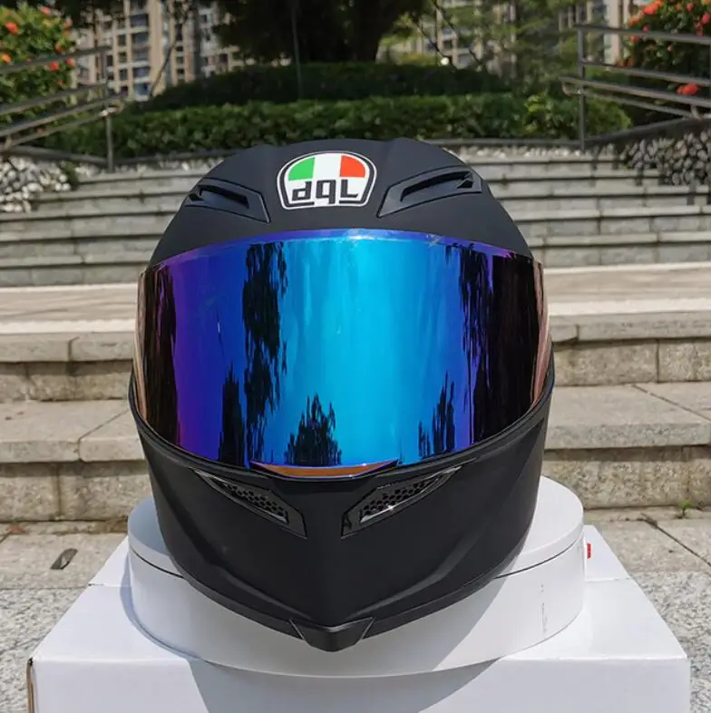 Для dql мотоциклетный шлем для мужчин для езды на автомобиле четыре сезона крутой мотоцикл с хвостом для мотокросса capacete - Цвет: 5