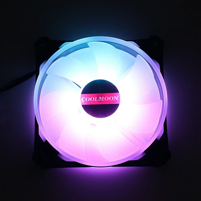 2 шт вентиляторы RGB Go сабвуфер PC компьютерный игровой 16 миллионов цветов
