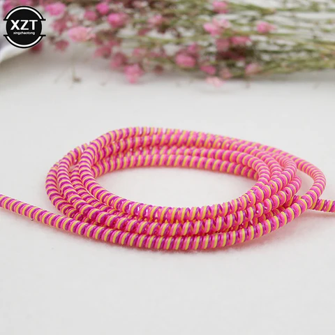 Color phone Wire Cord Rope Protecto Anti-break spring protection rope for USB Charging Cable earphone Data Bobbin Winder