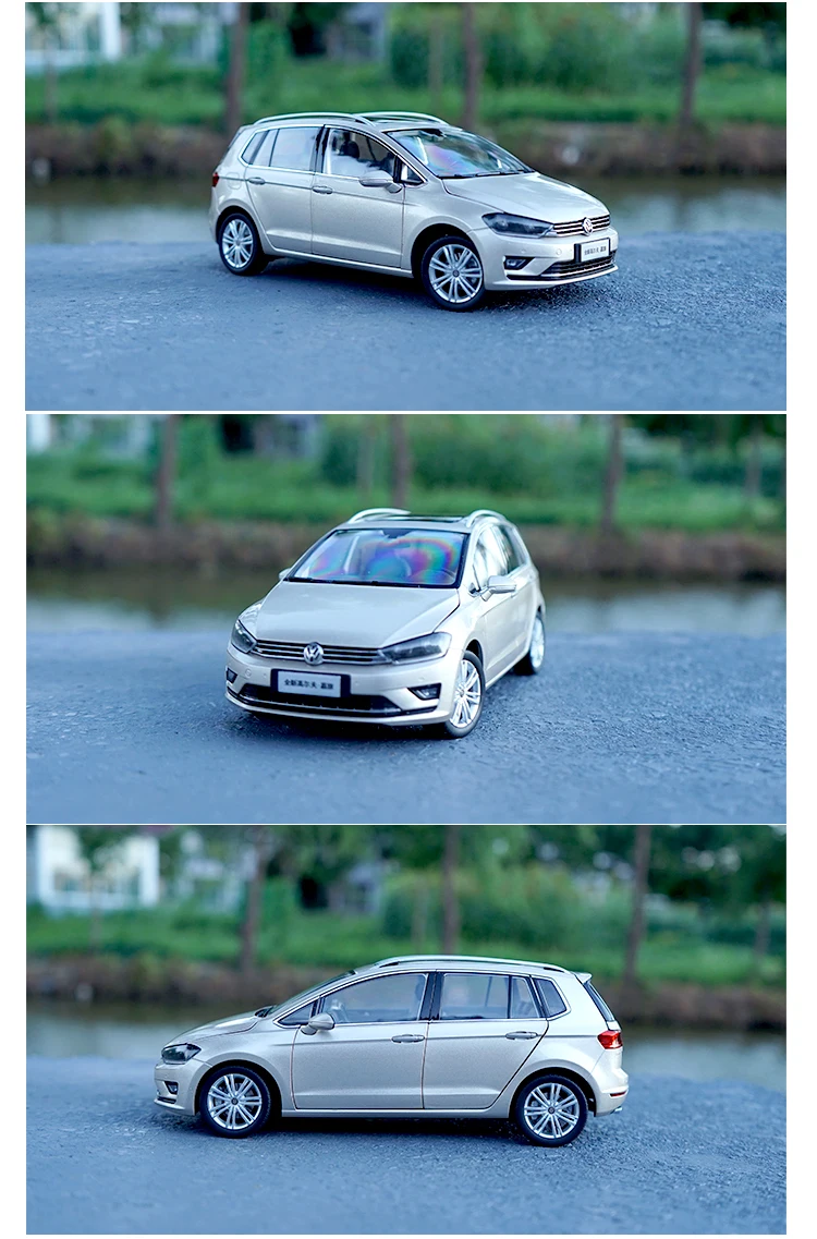 1:18 VW GOLFSportsvan литая под давлением Модель автомобиля игрушки Металлическая Модель автомобиля оригинальная коробка