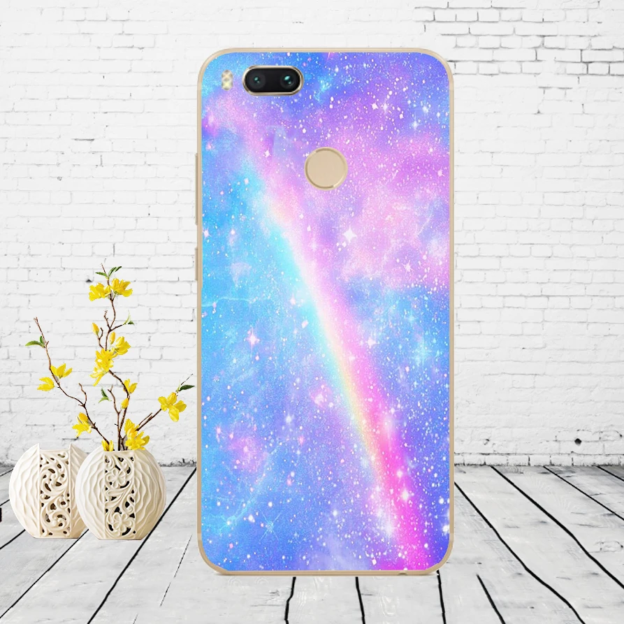 Силиконовый чехол для Xiaomi mi A1 чехол Полная защита Мягкий ТПУ задняя крышка чехол для телефона s для Xio mi A1 бампер Coque - Цвет: E47