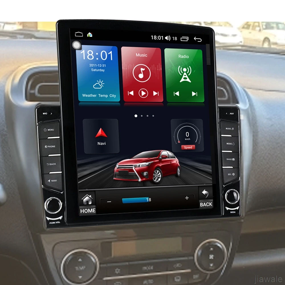 Автомобильный мультимедийный плеер на Android 10 восемь ядер экран 9 7 дюйма GPS для