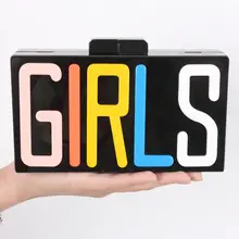 Женская прямоугольная вечерняя сумочка, Сумочка на плечо для невесты, выпускного вечера, акриловая Сумочка, горячая новинка