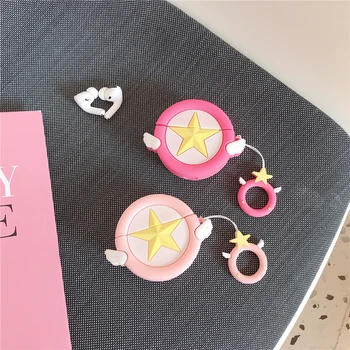 

Earphone Case For Airpods Pro Case Silicone Cardcaptor Sakura Anime Headphone Case for Apple Air Pods Earpods Protective Cover