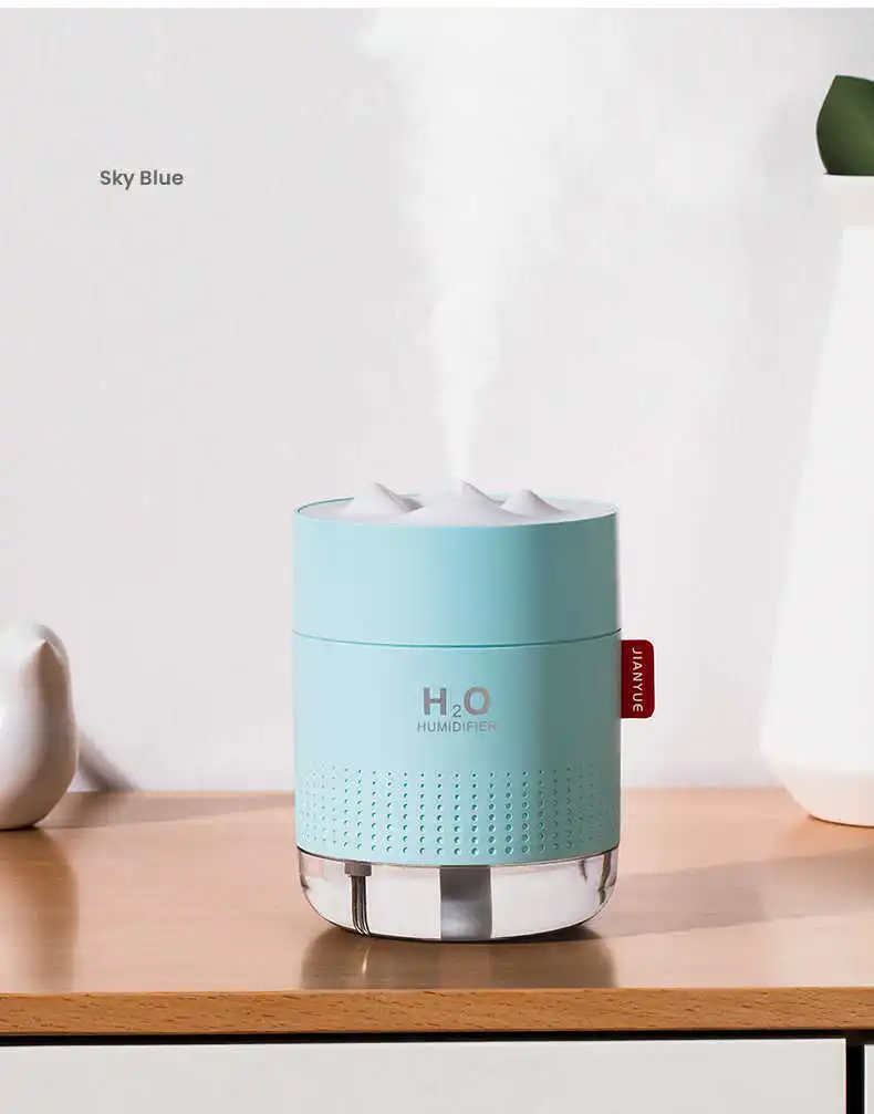 2000mAh Wireless Humidifier Romantic Aromatherapy Humidificador USB Aroma Diffuser Warm Night Lamp Mist Maker Fogger For Bedroom