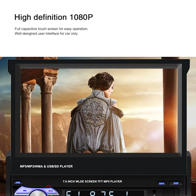 Perfect 7 Inch 2 Din Android 8.1 Car MP5 Multimedia Player GPS Navigation Bluetooth Radio 1