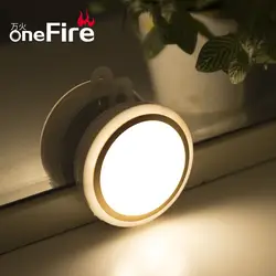 Onefire туалет/wc светодиодный датчик движения s лампа с датчиком движения ночник батарейный шкаф для ключей/освещение шкафа