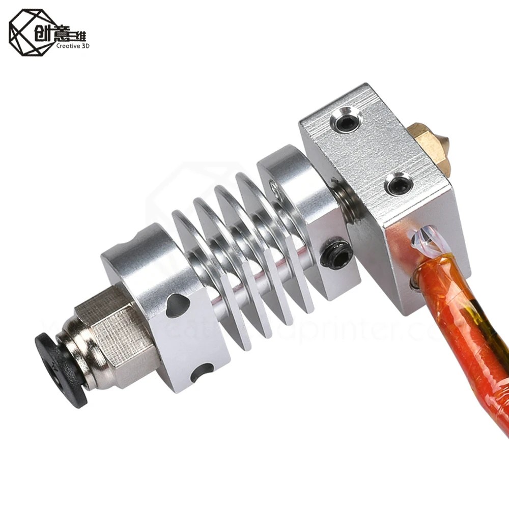 3D полностью металлический j-головка Hotend экструдер комплект CR8/CR10 для CR-10 CR-10S 3D V6 Боуден экструдер 1,75/0,4 мм сопло части 3d принтера