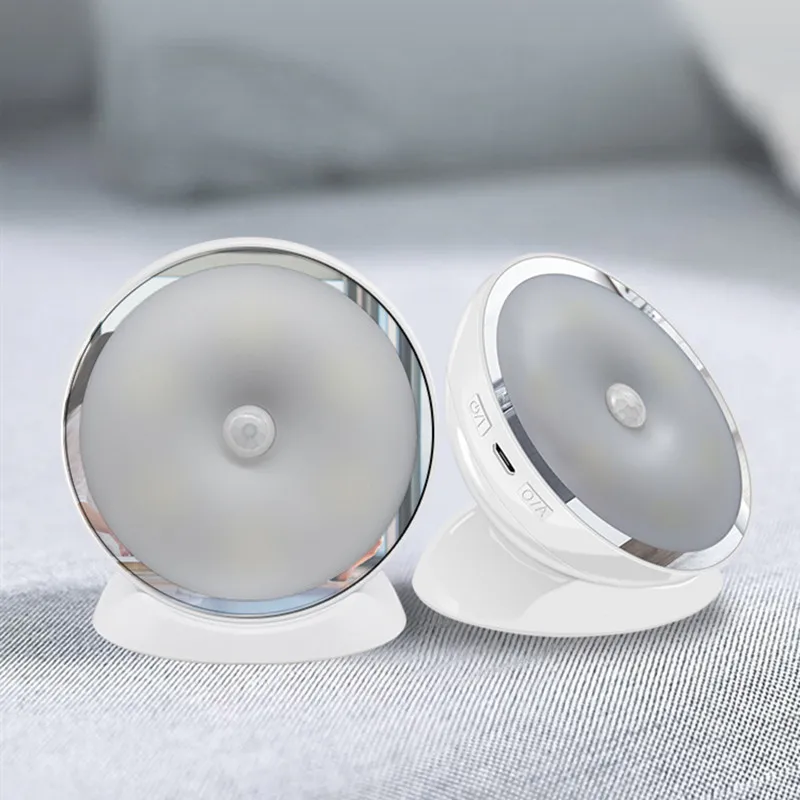 

LED Night Light Wireless Dimming Sensor Light USB And Battery Power Bedroom Living Room Cabinet Corridor Night Lamp
