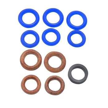 

11PCS/Set Replacement for Spraying Machine Blue & Black Airless Spray Seal Ring Repair Kit 244194